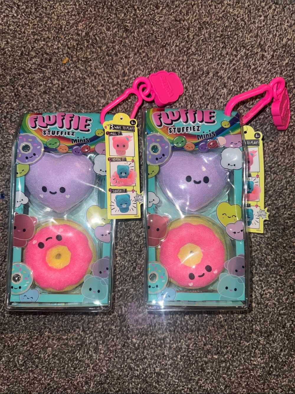 Fluffie Stuffiez - Squishy Sensory Toys - Includes TWO packs - Brand New